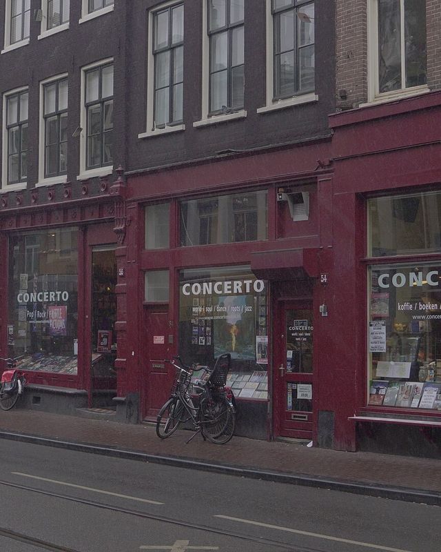 Concerto record store on Utrechtsestraat, Amsterdam