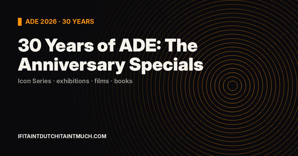 30 Years of ADE: Anniversary Events, Exhibitions & Films